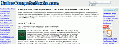 Online Computers on Com This Site Lists Free Online Computer Science Engineering